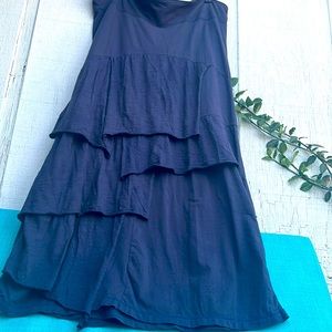 Neon Buddha Black Layered Walking or Dress up Skirt